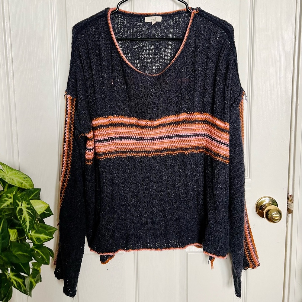 Bell Sleeve Knit Sweater - M